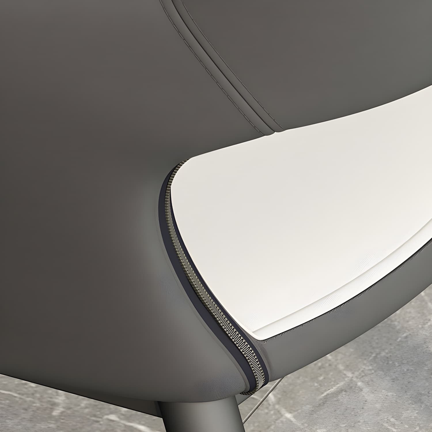 Metal Modern Indoor Side Chair with Arms Matte Finish Open Back Dining Chair - image 18