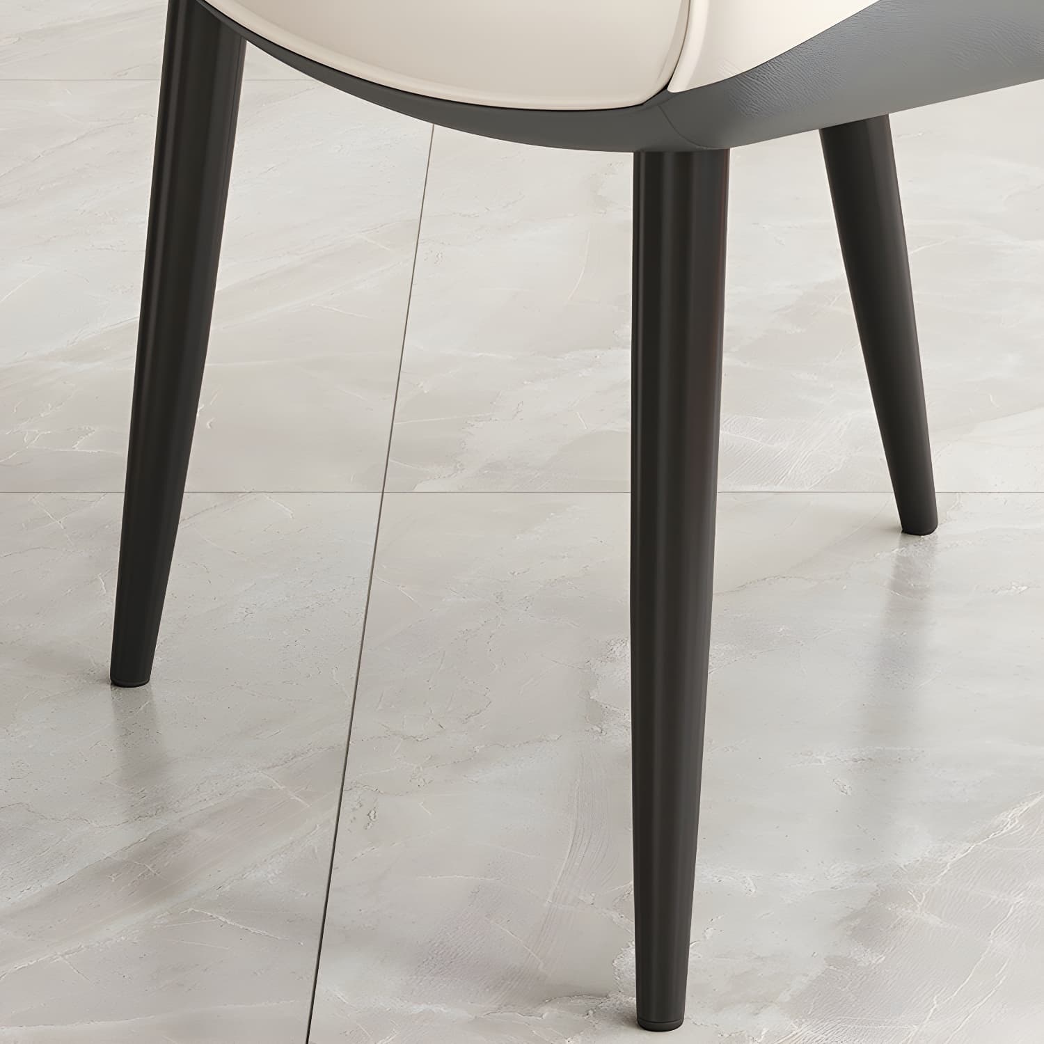 Glam Style Parsons Back Upholstered 4 Legs Home Use Dining Side Chair - image 17