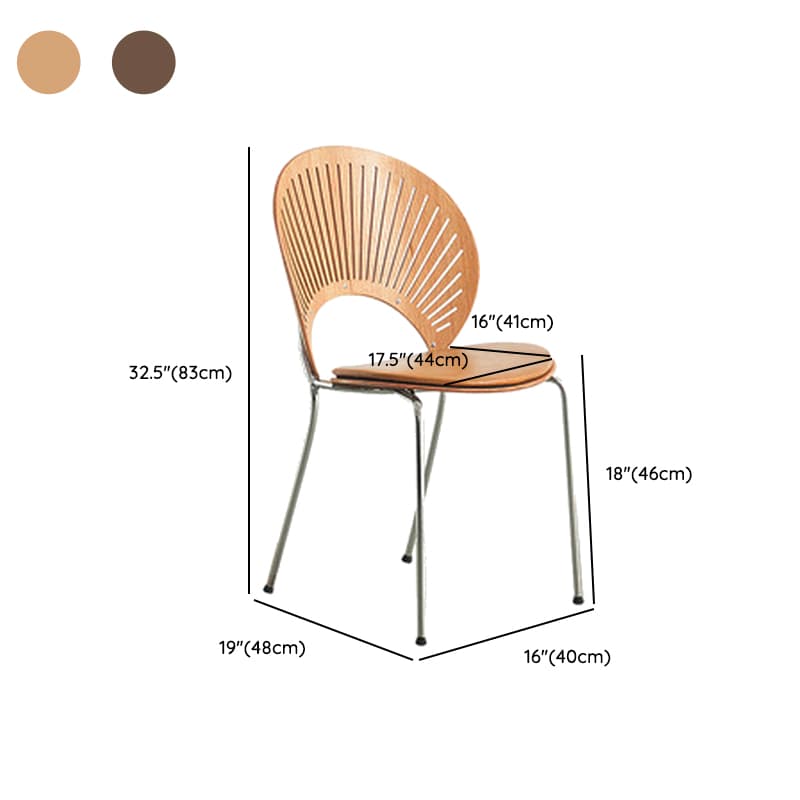 Dining Room Sturdy Side Chair with Outlined Frame and Foot Pads - image 38