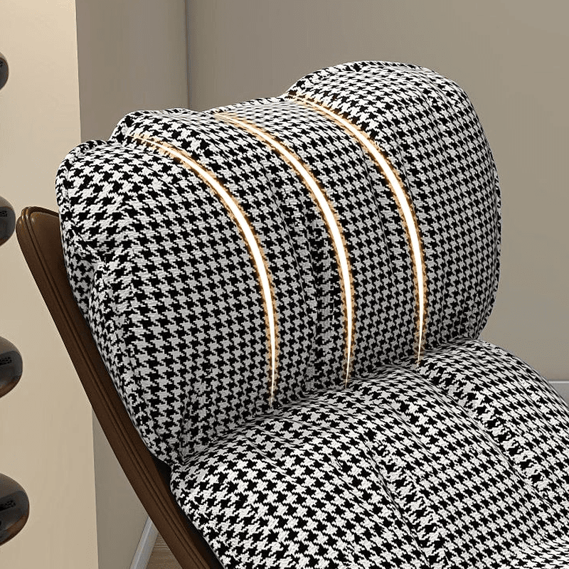 Scandinavian Upholstered Rocking Couch Chair with Padded & Anti- Dumping design - image 13