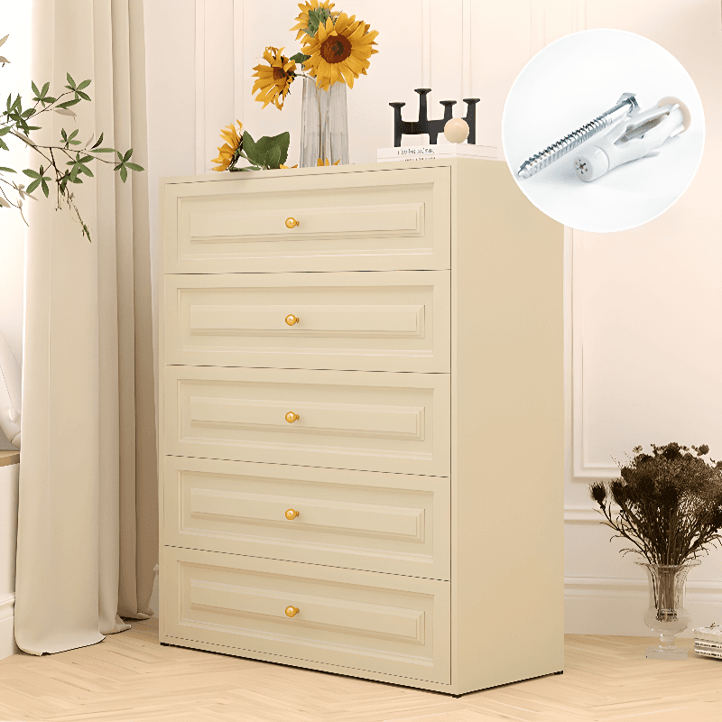 Simple Steel Lingerie Chest/Bachelor Chest with 5/4/3 Drawers in Vertical/Horizontal Orientation