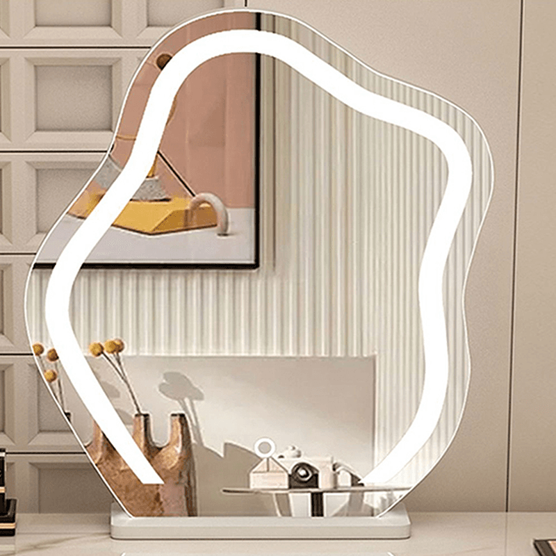 Bluetooth Compatible Vanity Set with LED Lighting, Electrical Outlet, Scalable Design, Push-Pull, and Adjustable Touch Brightness - image 5
