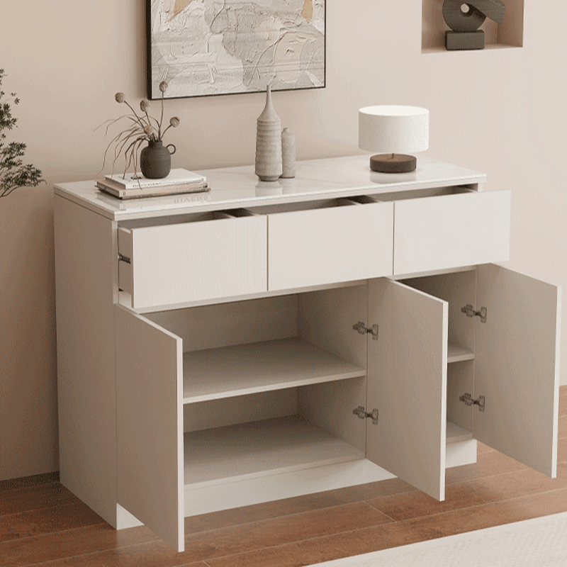 Sideboard with 4 Drawers/3 Drawers/2 Drawers, Narrow/Standard Size, Drawers Storage, Sintered Stone Countertop, Alterable Shelf, 4 Doors/3 Doors/2 Doors, and Tabletop - image 10