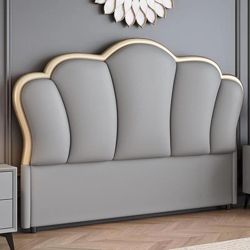 Contemporary Free-standing Standard Full(54"W x 75"L)/Twin(38"W x 75"L) Portman Panel No Distressing With Legs in Wood - image 5