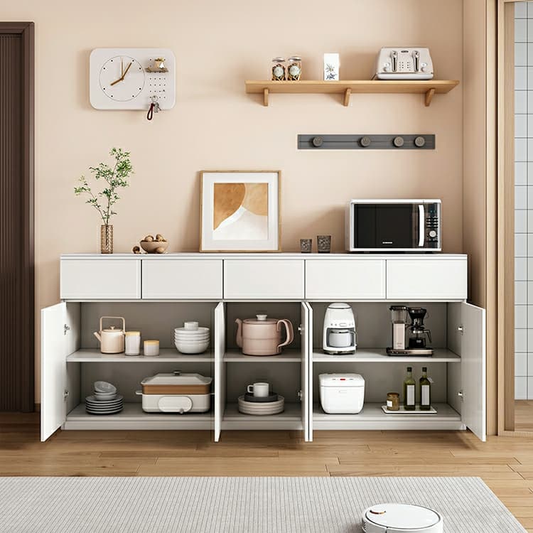 50'' Modern Wood Sideboard/Credenza with Drawers, Cabinets, and Non-adjustable Shelves - image 10