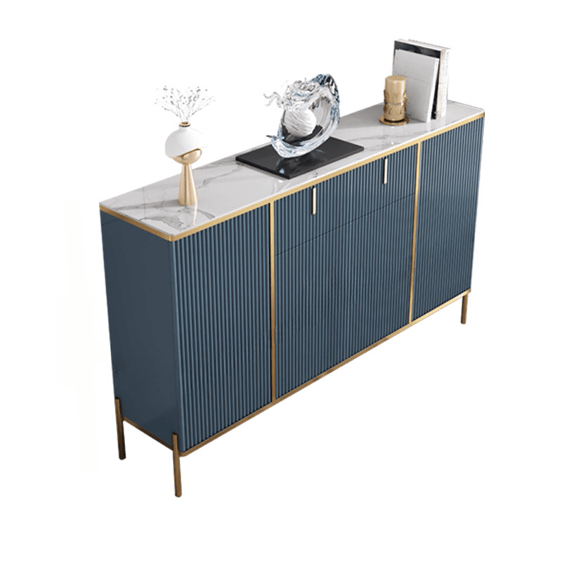 Ground Independent Sideboard for Parlor with Appliance Storage and Worktop in a Modern Style - image 16