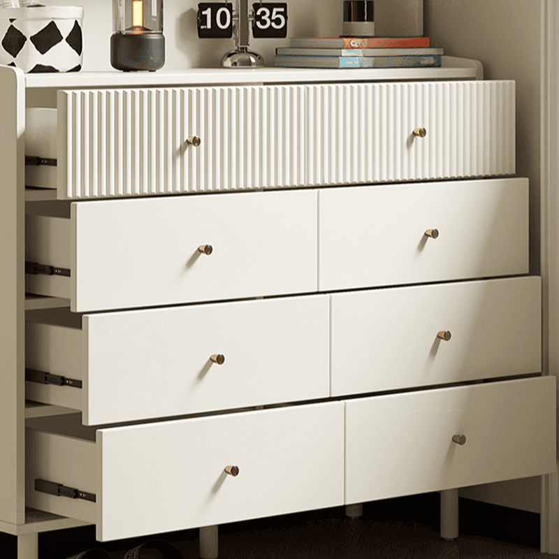 Casual Composite Wood Bachelor Chest/Console Dresser with Shelves, 4 Drawers/8 Drawers, Vertical/Horizontal Orientation - image 5