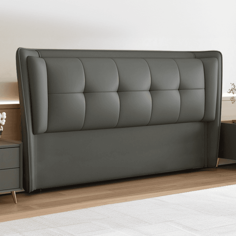 Modish No Distressing Button-tufted Wingback Headboard in Rectangle Shape for King/Twin XL/Queen Bed with Sponge Upholstery Fill and Standard Height - image 3