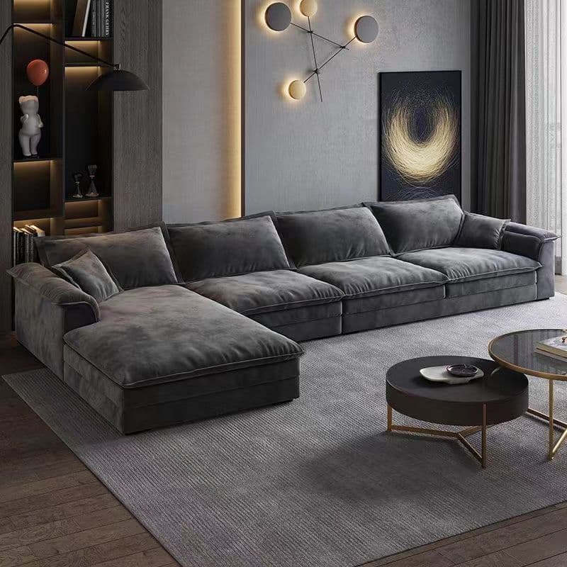 Pine Horizontal/Left Hand Facing Straight/L-Shape Sofa/Sofa Chaise with Concealed Support Living Room
