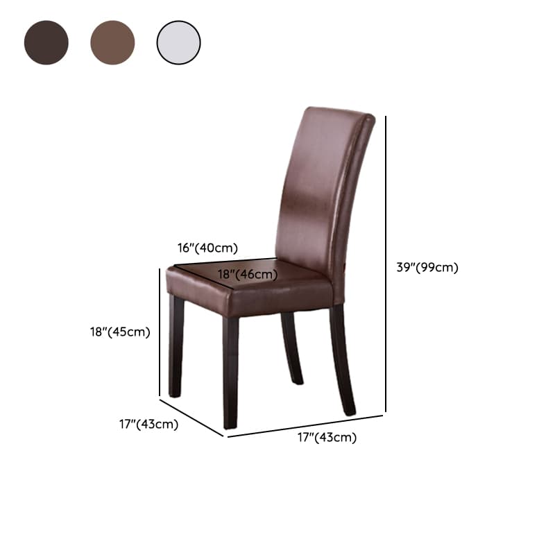 Framed Stable Parsons Side Chair with 4 Legs and Foot Pads in an Old School Style, Tufted Back Included/Not Included - image 18