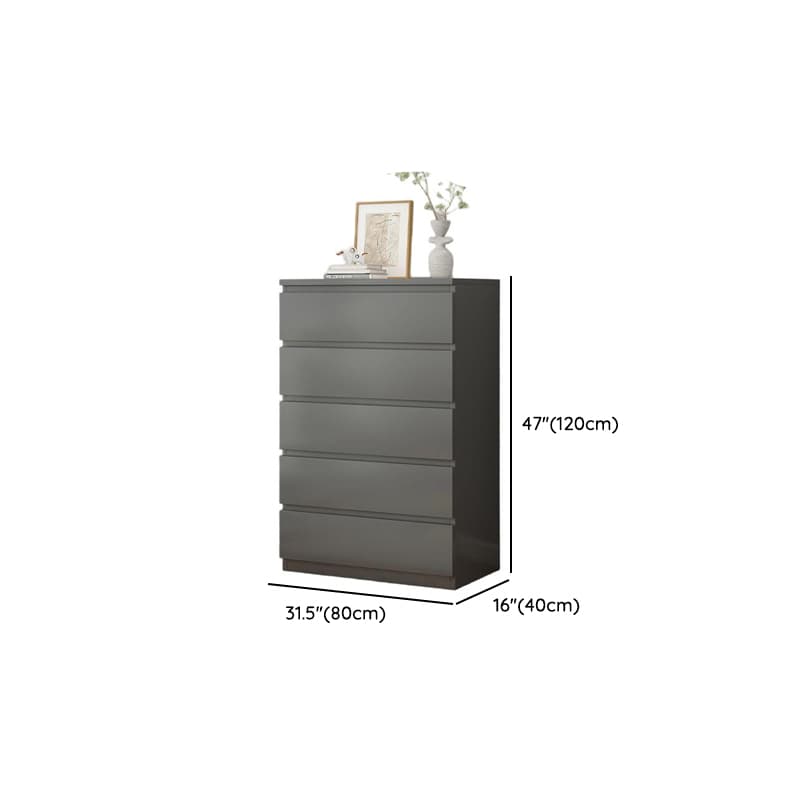 Vertical/Horizontal Gray Double Dresser/Bachelor Chest/Semainier with 5 Drawers/3 Drawers/8 Drawers in a Modern Style - image 18