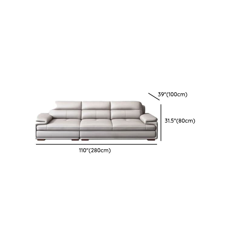 Straight Convertible Sofa for 5/1-Seater with Horizontal Orientation - image 11