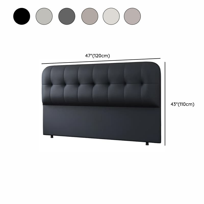 King(76"W x 80"L)/Queen(60"W x 80"L)/Full(54"W x 75"L) Button-tufted Rectangular Panel Headboard with Lumber Frame, Sponge and With Legs, Standard（36-55“） H - image 13