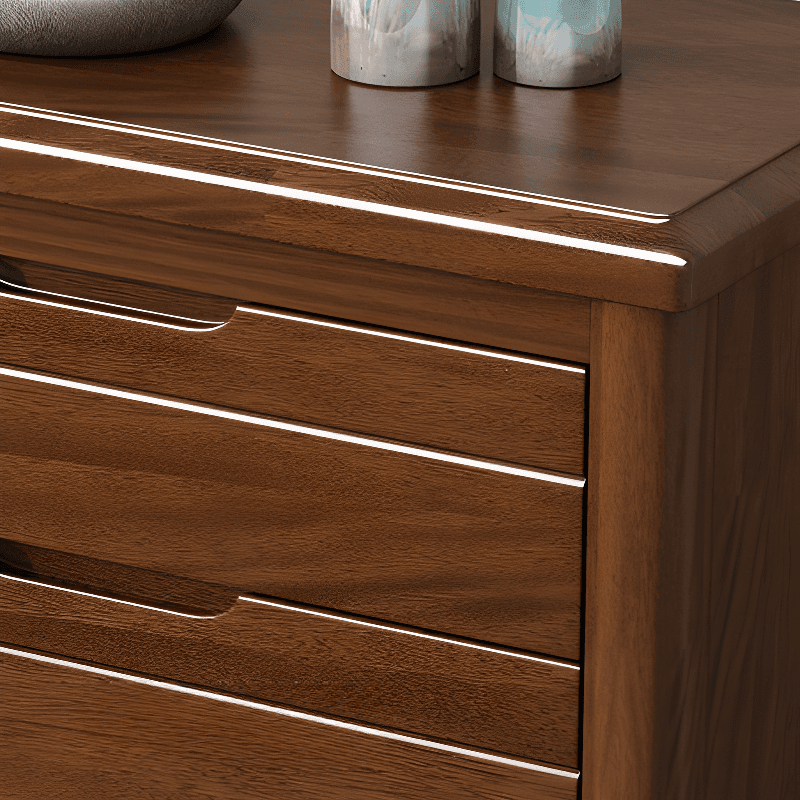 Trendy Walnut Wood Lingerie Chest/Double Dresser with 5/4/6 Drawers in Vertical/Horizontal Orientation - image 8