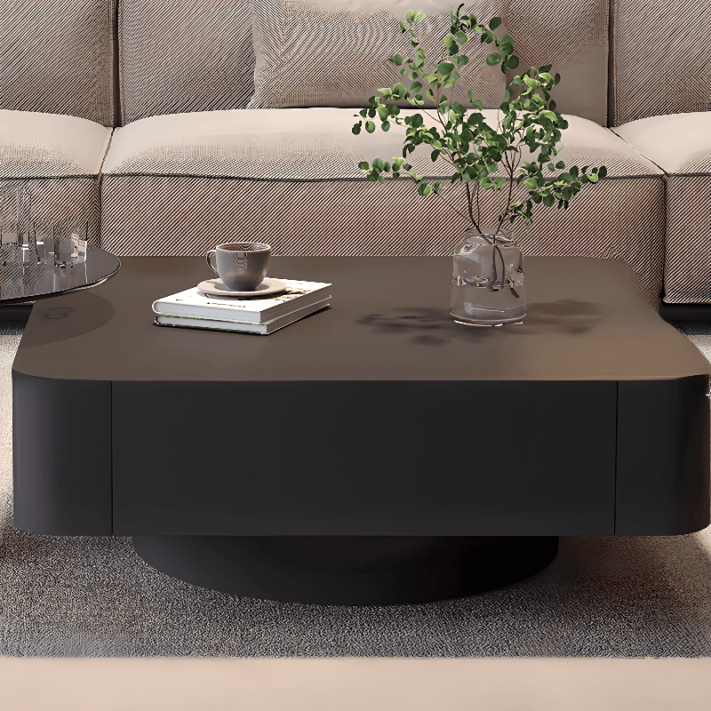 Nested Square Side Table with 2 Drawers - image 4