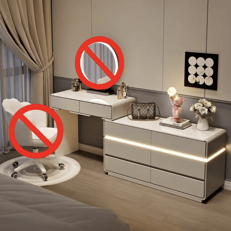 Multi-Purpose Scalable Makeup Vanity with Push-Pull and 2-in-1 Functionality