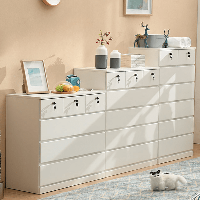 Trendy Timber Double Dresser with 7/6/8 Drawers in Horizontal/Vertical Orientation - image 8