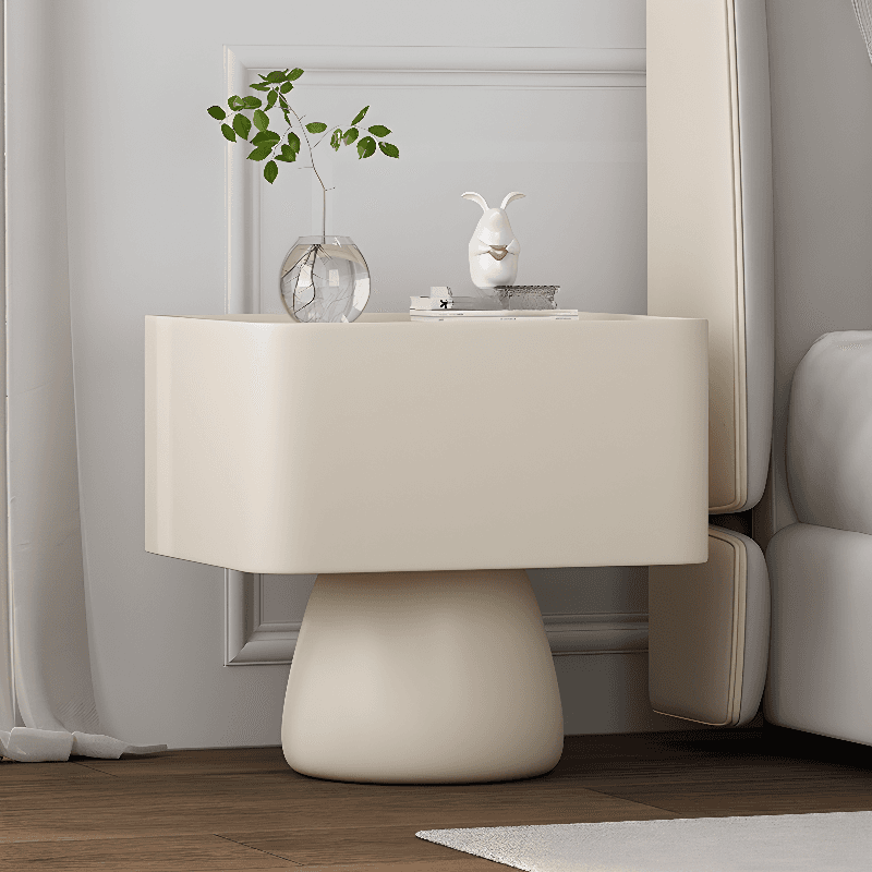 Trendy Drawer Storage Bedside Table with 1 Drawer and Pine Wood Countertop - image 7