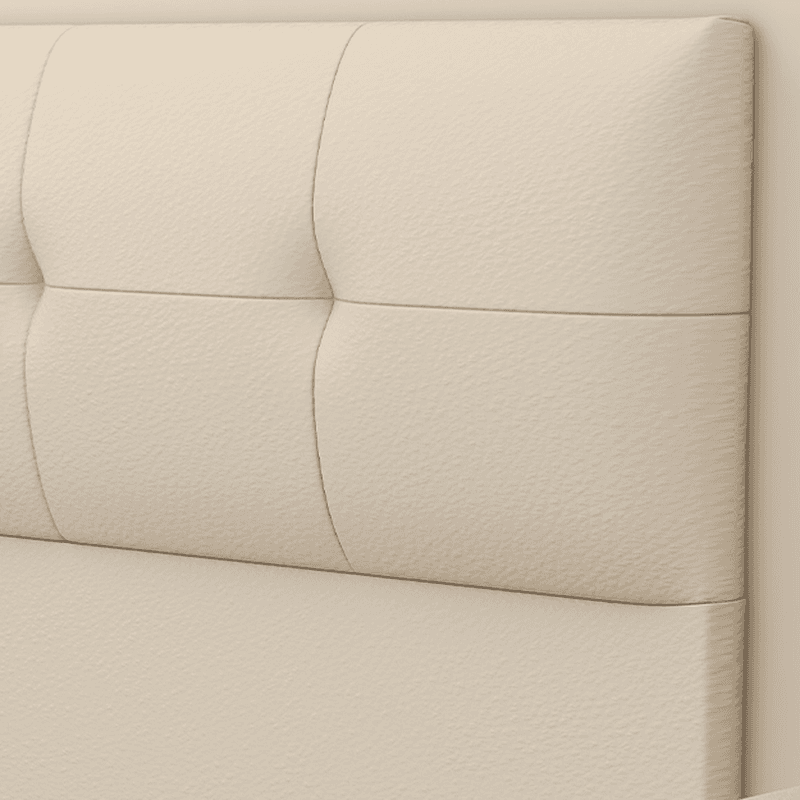 Simplistic Panel Headboard with No Distressing, Piled Tufted Design, Rectangular Shape for Queen/Full/Twin XL Bed, Featuring Sponge Upholstery and Standard Height - image 13