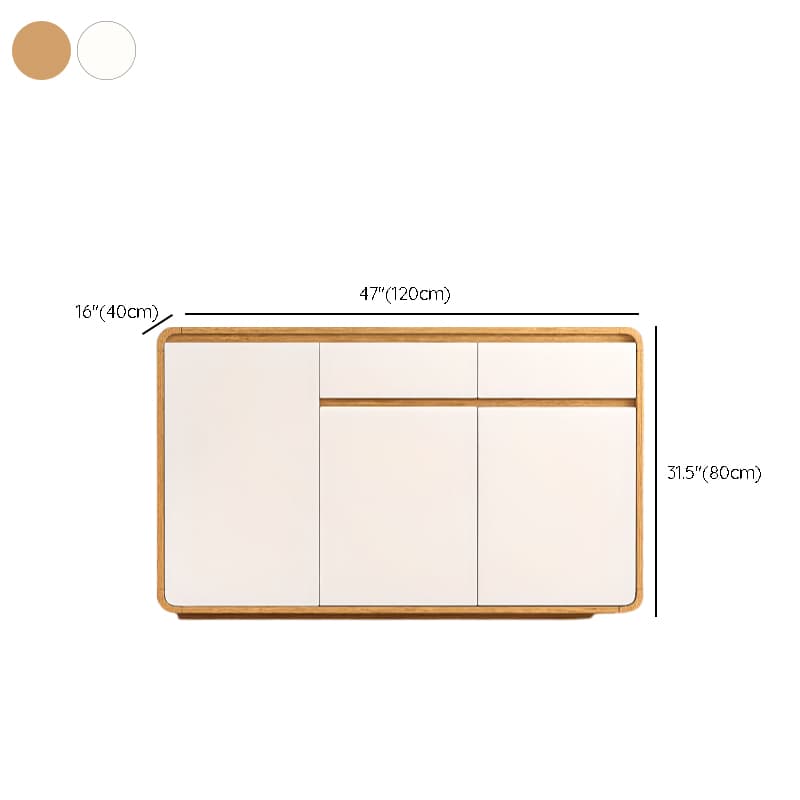 Narrow/Standard/Wide Lumber 2 Drawers/3 Drawers Locker Variable Shelf 4 Doors/2 Doors/3 Doors Functional Storage Cabinet Sideboard - image 9