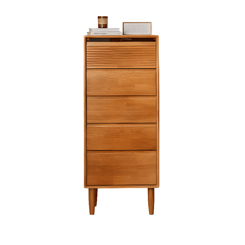 Minimalist Cube Double Dresser in Natural Wood - image 24