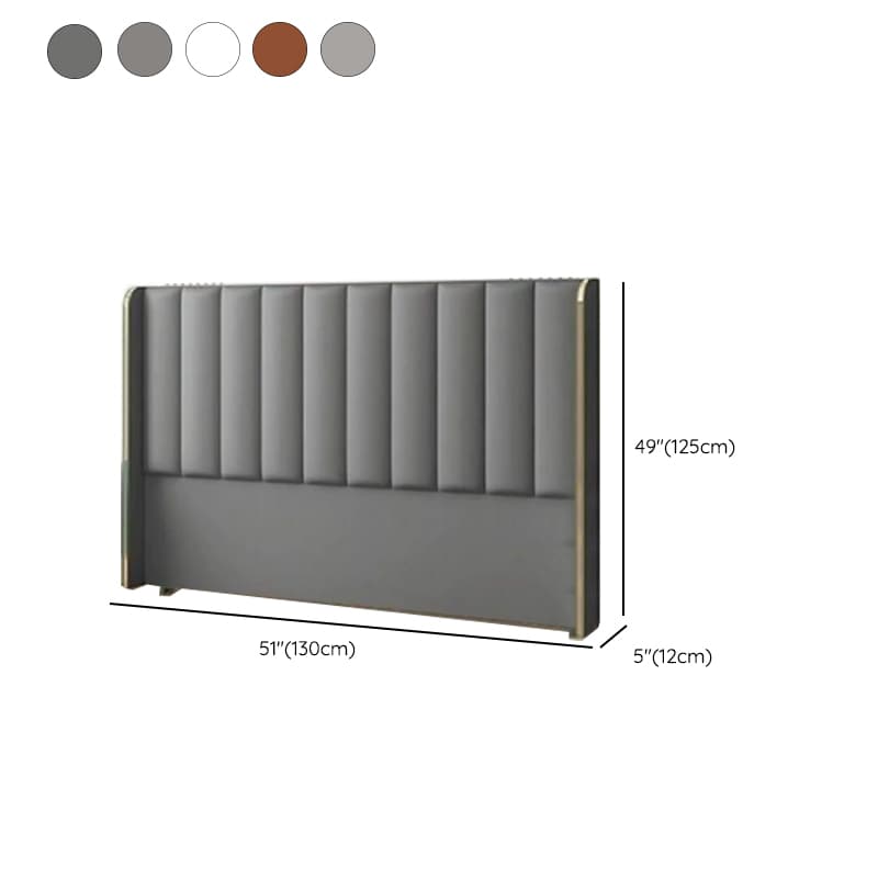 Modish Style Wingback Headboard in Timber with No Distressing, Rectangle Shape for King/Queen/Full Bed, Featuring Sponge Upholstery and Standard Height - image 9