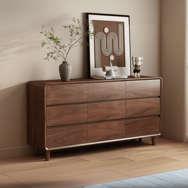 Cocoa Casual Rubberwood Double Dresser/Lingerie Chest with 6/9/5 Drawers Horizontal/Vertical - image 17