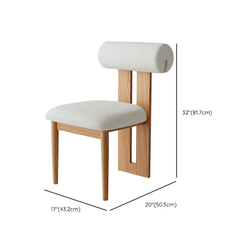 Casual Ash Side Chair with Slatted Back and Upholstered Seat - image 28