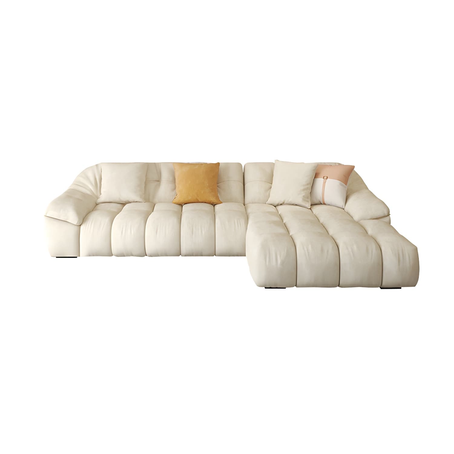 Comfortable Polyester Blend Showcase Sectional Sofa for Contemporary Home Decor - image 5
