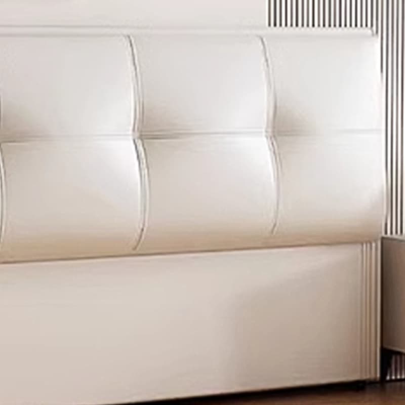 Trendy Panel Headboard with No Distressing, Piled Tufted Rectangle Design for King/Queen/Full Bed, Featuring Sponge Upholstery and Standard Height - image 8