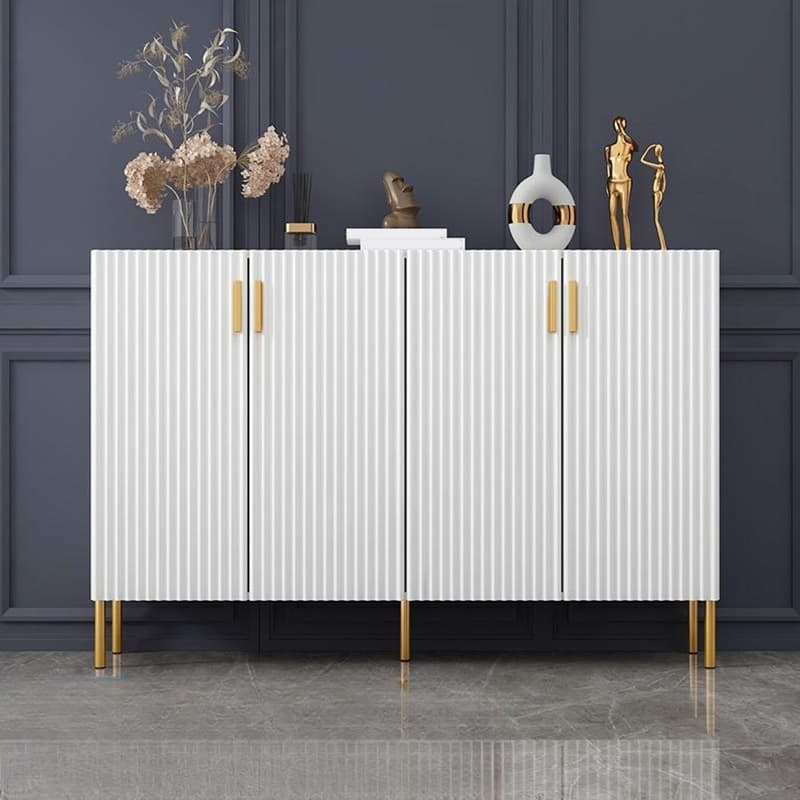Floor Freestanding Sideboard/Server in Wood with Countertop and Three/Five Internal Shelves in a Luxury Style - image 11