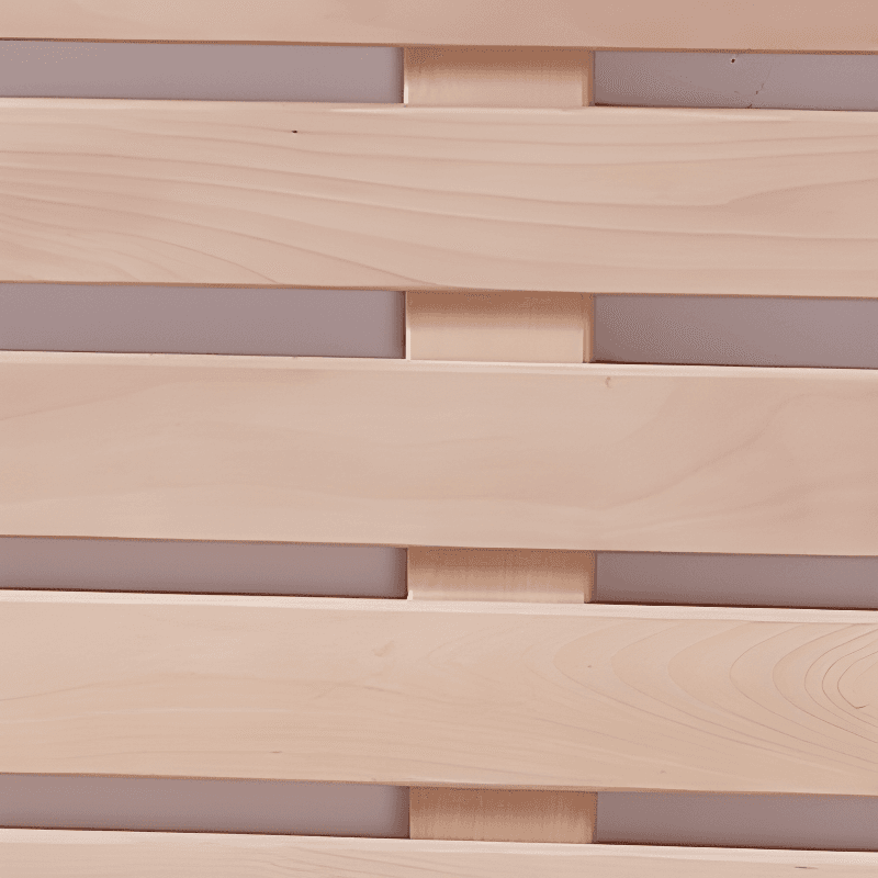 Scandinavian No Distressing Standard（36-55“） King(76"W x 80"L)/Queen(60"W x 80"L)/Full(54"W x 75"L) Beech Wood Panel/Slat Headboard, Solid Wood - image 5