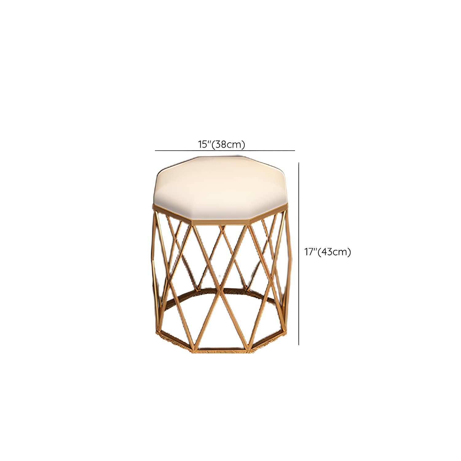 Wood Makeup Vanity Desk Table with Gold Base Storage Makeup Vanity Desk - image 23