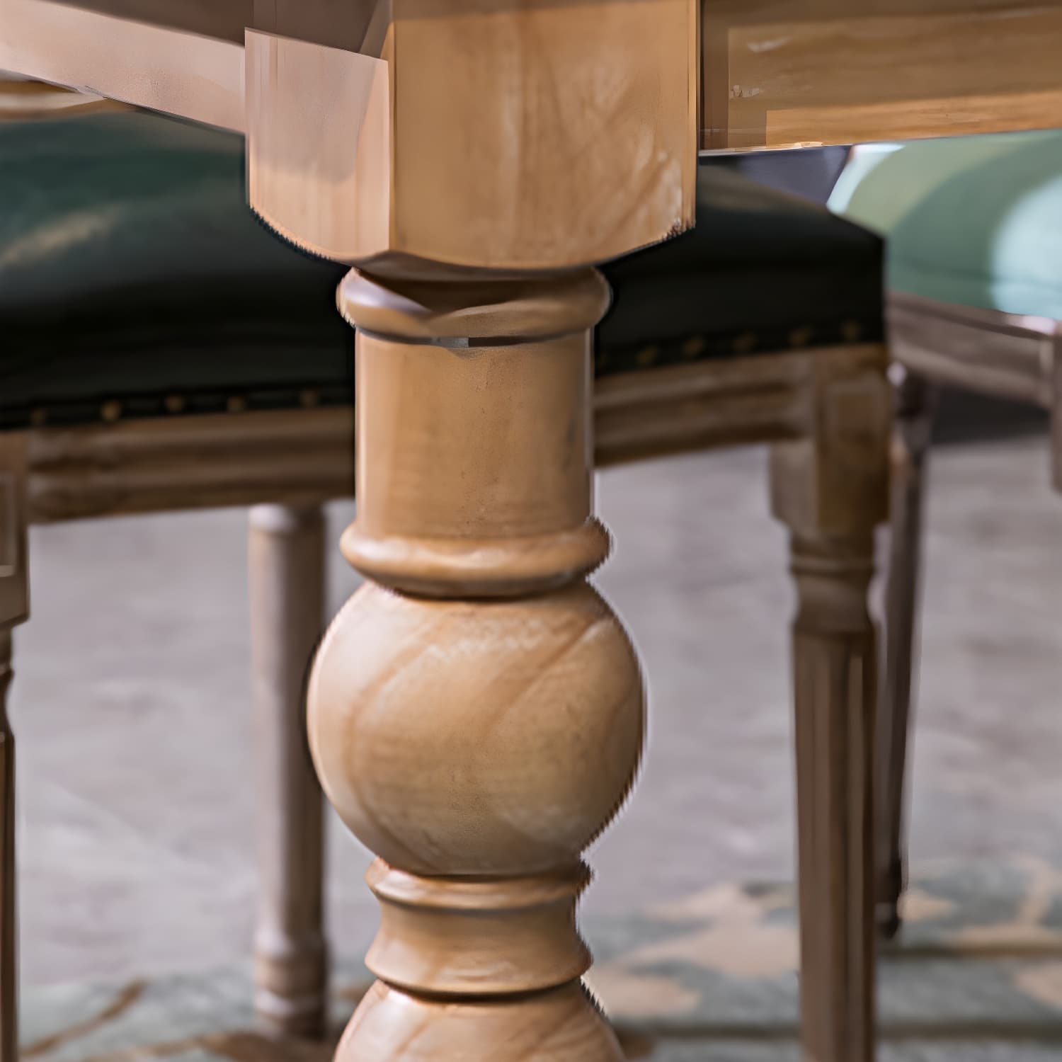Medieval Modern Pine Wood Dining Table for Restaurant Rectangle Table with 4 Legs - image 7