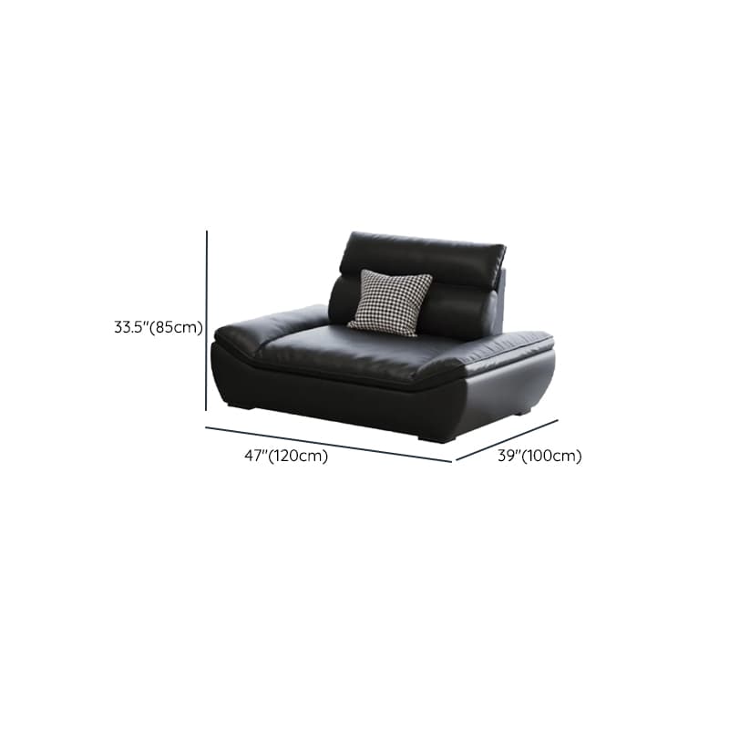 Drawing Room Standard Sofa in Mocha Pu Leather - image 16