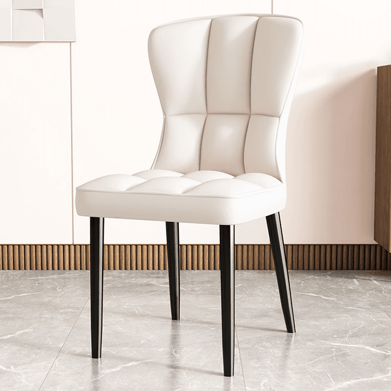 Casual/Lavish Side Chair with Wingbacked Upholstered Design and Steel Legs - image 7
