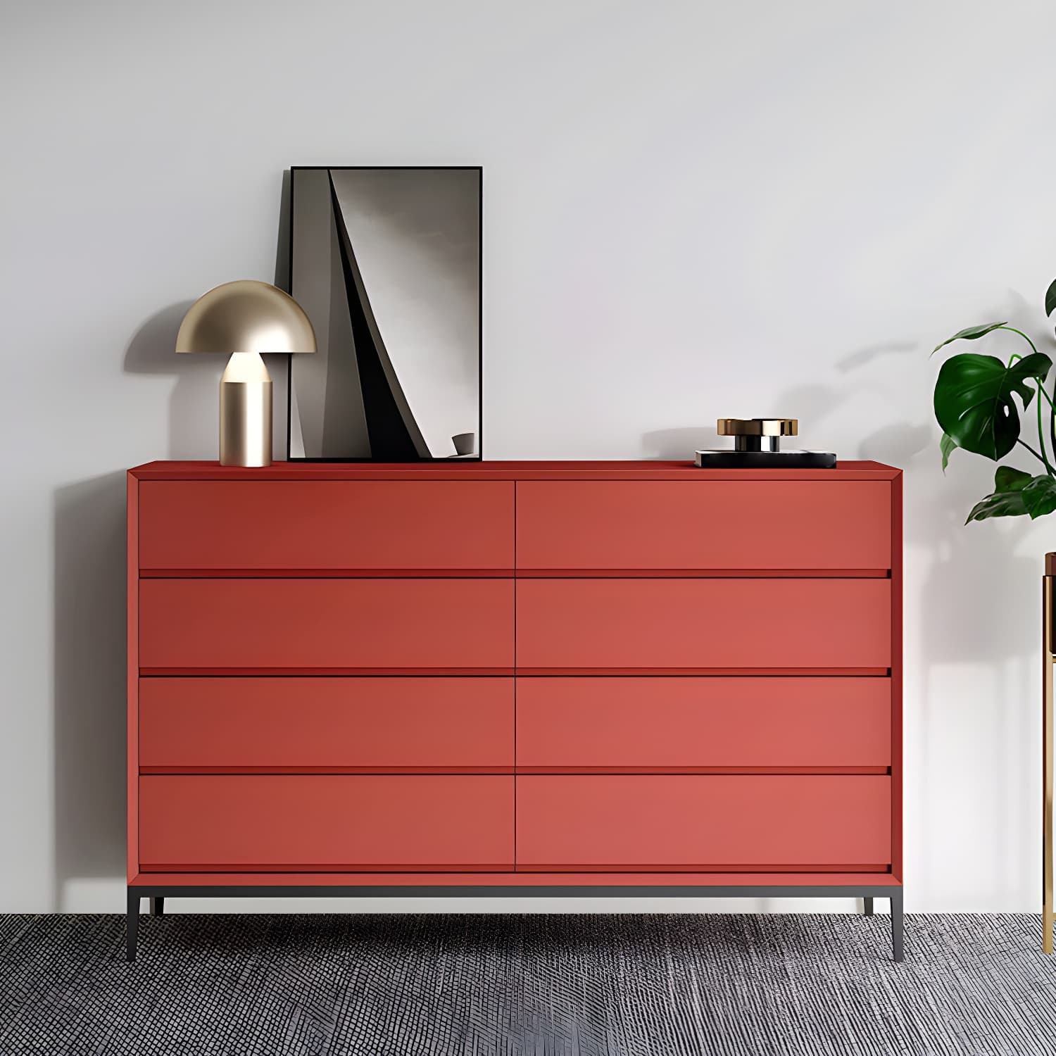 Minimalist Wood Double Dresser for Neat and Stylish Organizing - image 4