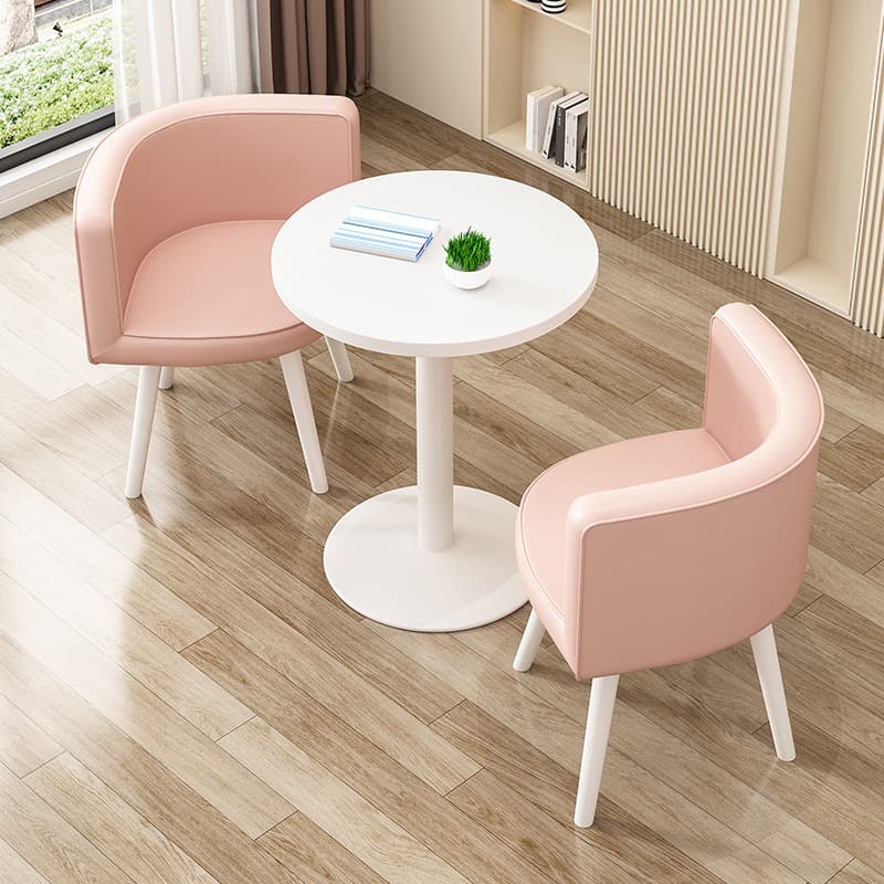 Modern Simple Style Recycled Wood Dining Table Set for 2 - image 10