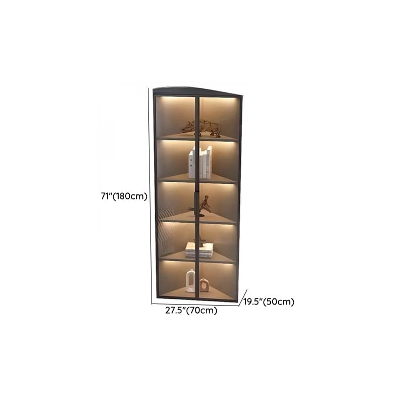 Nook Independent Utility Cabinet with Cabinet, Glass-panel Door, Bar Pull, Ink Top, and Light - image 22