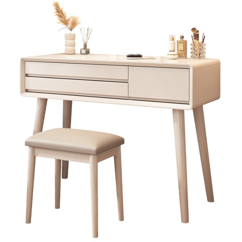 With Desk Antique No floating Push-Pull Makeup Vanity - image 12