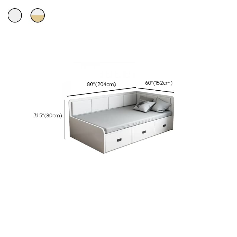 Solid Color Storage Included Bed with 3 Storage Boxes for Bedroom - image 18