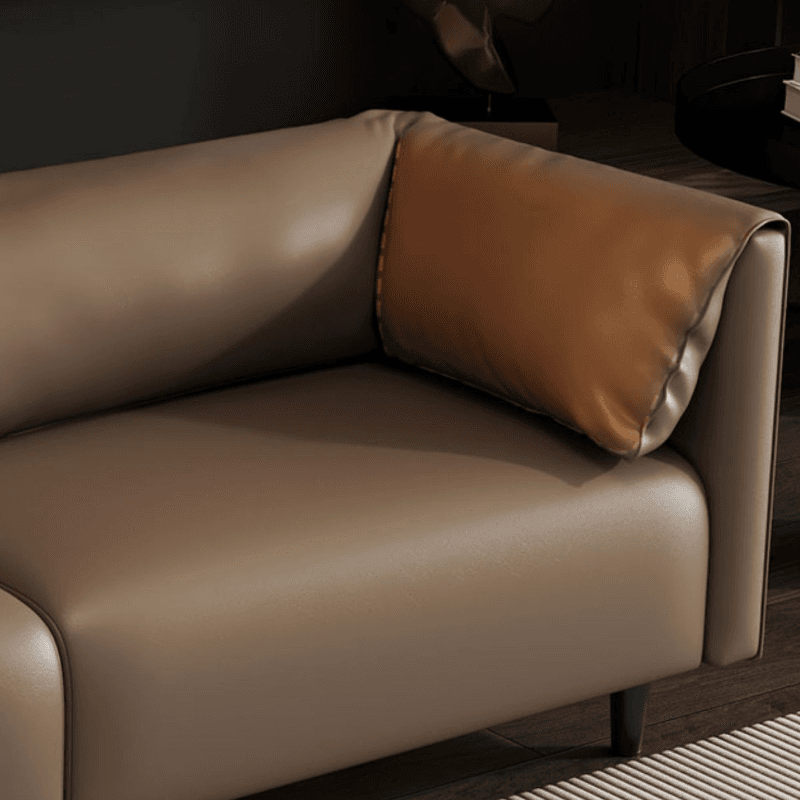Simplistic Scratch-repellent/Water Resistant Sepia/Apricot Color/Dove Grey Loveseat/Standard Sofa with Cushion Back and Pillow Top Arm for 2-seater/for 3 for Sitting Room - image 14