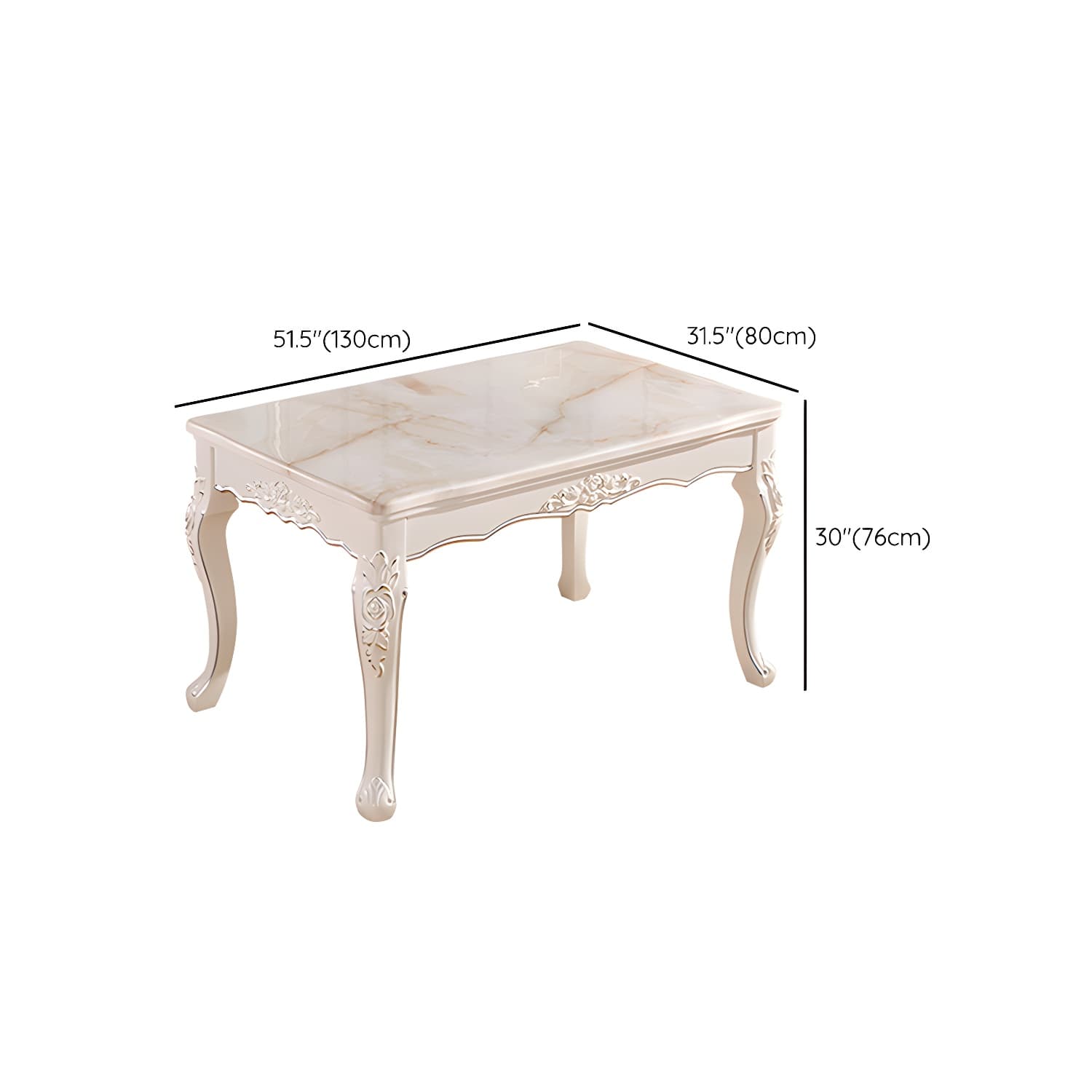 Victorian Style Wood Dining Set - Solid Wood Construction with Warranty - 5-Piece Set - image 17