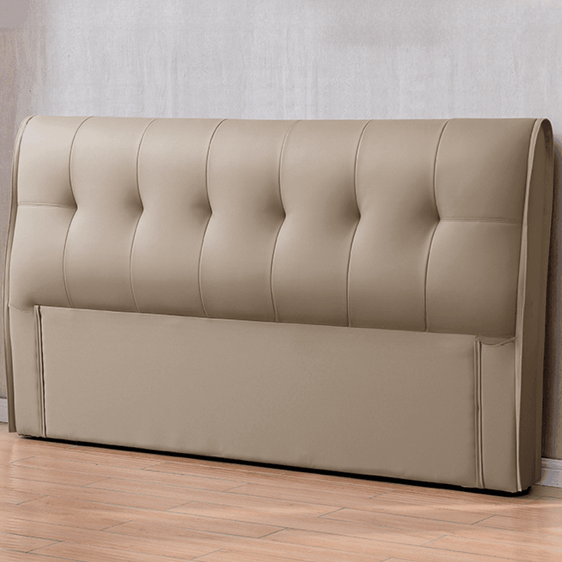 Simplistic Style Panel Headboard with No Distressing, Piled Tufted Rectangular Design for King/Full/Queen Bed, Featuring Sponge Upholstery and Standard Height - image 8