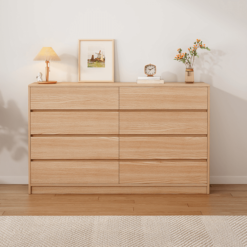 Natural Simple Cube for Parlor Console Dresser/Bachelor Chest/Lingerie Chest