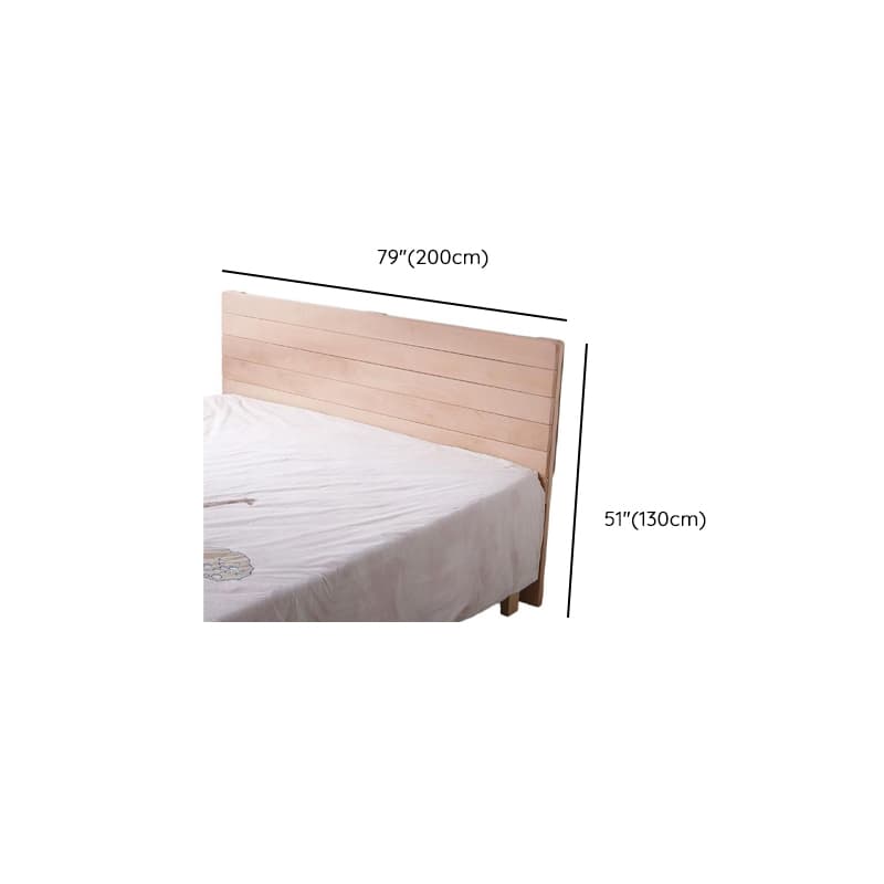 Scandinavian No Distressing Standard（36-55“） King(76"W x 80"L)/Queen(60"W x 80"L)/Full(54"W x 75"L) Beech Wood Panel/Slat Headboard, Solid Wood - image 20