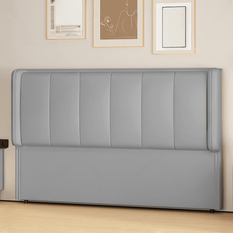 Art Deco Style Panel Headboard in Timber with No Distressing, Rectangle Shape for King/Queen/Full Bed, Featuring Sponge Upholstery and Standard Height - image 6