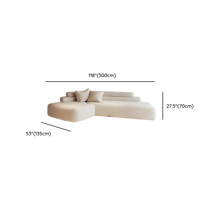 Bowed White Sofa Recliner - image 14