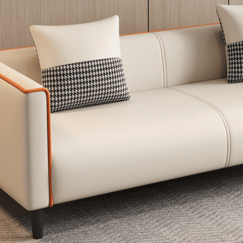 Standard Sofa/Loveseat/Single Sofa in Synthetic Leather, Available in Grey/Dark Blue/Light Green with Arm - image 12