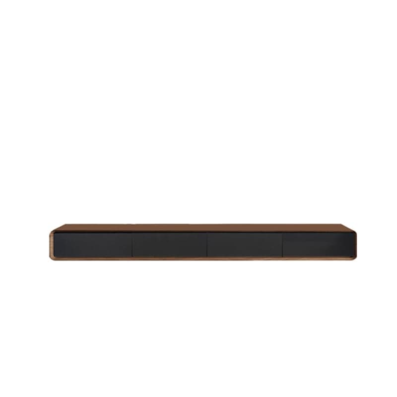Floating Mount Rectangle TV Stand with Door Living Room Black/White/Natural/Walnut - image 6